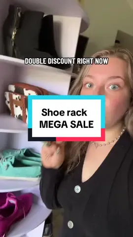 Rotating shoe rack! #Home #homedecor #shoerack #shoestorage #furniture  . . *FINAL PRICE / SHIPPING / COUPONS/ DISCOUNTS may differ based on your TikTok account, available coupons, and current promotions. Always refer to product listing for up-to-date offers.