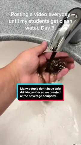 Many people don’t have safe drinking water so we created a free beverage company and each water donates to charity too! #freewater #fyp #scary #positivity #loveyou  