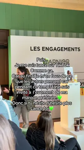 Une journée incroyable ! Milles merci à vous c’est grâce à vous tous ça !  #influenceur #event #garnier #eventgarnier #wwf 