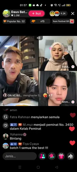 BATCH 1 AI TEAM SEMENTARA SEMUA THE BEST...LAGI2 ADA C @Daus Batjo,ACIK LAYANNN🤪🤣..     #aiteamsementara  #alifirfan  #dausbatjolive       #aiteamthebest  #fypppppppppppppp 