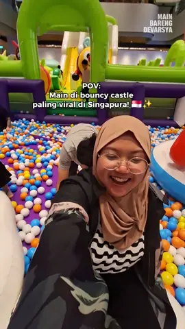 Satisfying walau cuman sejam main bouncy castle di Jumptopia Lite #kiztopia #jumptopialite #bouncycastle #playground 