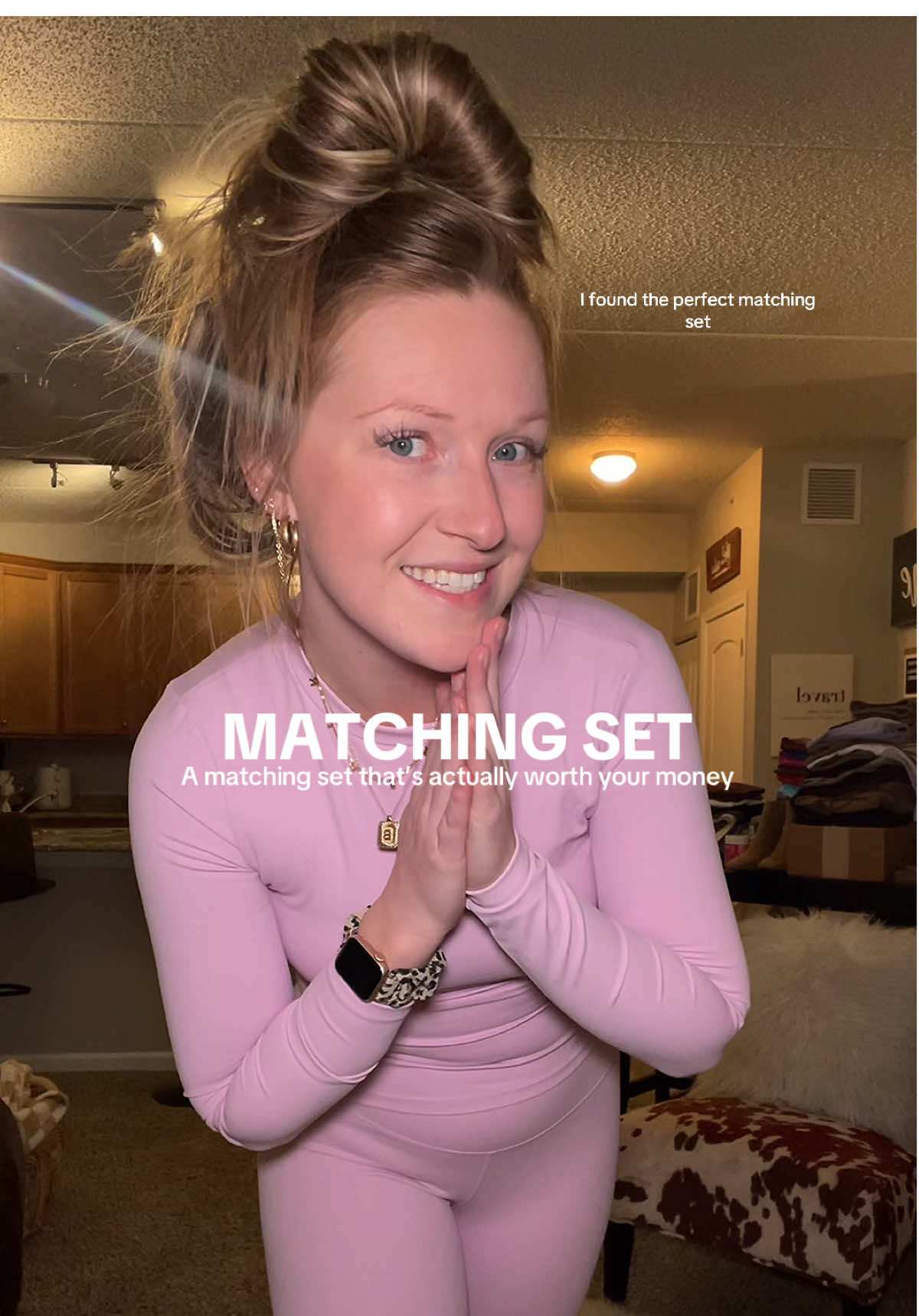 A matching set that you won’t believe came from TikTokShop 👀✨ #matchingsets #matchingset #athleisure #leggingsoutfit #tiktokshopcreatorpicks 