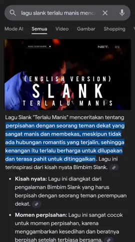 Terlalu Manis - English Version (Originally by Slank) Lagu ini dibuat dengan menggunakan Bantuan Teknologi Kecerdasan (AI) Saurce Youtube : AYZY #slank #terlalumanis #coversong #englishversion #fyp 