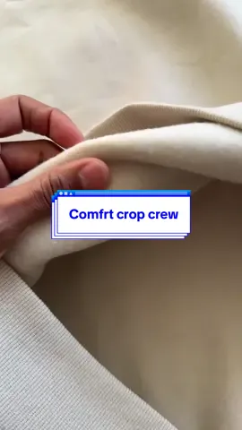 Great crew sweater for fall season #comfrt #croppedcrew #sweater #TikTokShopFallDealsForYou #giftsforher  