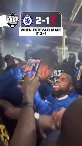 Absolute scenes when Estevao scored the late winner for Chelsea vs Liverpool. 2 seconds, everywhere bursttttt! 😮‍💨😅🔥 Chelsea 2-1 Liverpool highlights #chelsea #liverpool #CHELIV #PremierLeague 