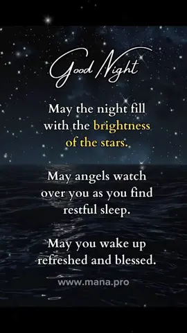🌙✨ Good Night Blessings 🌌 | Sleep Peacefully with Stars, Angels & Positive Quotes 🌙 “May the night fill with the brightness of the stars. May angels watch over you as you find restful sleep, and may you wake up refreshed and blessed.” 🌟💤 💡 Life advice: Rest is not just for the body but for the soul. Let go of today’s worries, trust in tomorrow’s blessings, and allow peace to guide you through the night. 🌌🙏 #GoodNightWorld #PeacefulSleep #NightBlessings #StarsAndDreams #RestYourSoul