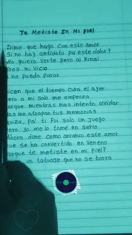 Te metiste en mi piel🎧✨️❤️‍🩹  #dedícasela💘🎧 #lamejor_musica❤️🎧  #temetisteenmipiel  #bachata  #musica_4parati
