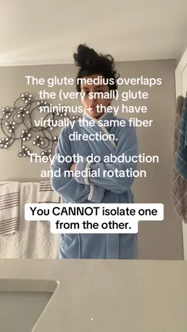 My FYP is cursed with glute minimus vs glute medius exercises and it makes my eye start twitching again. #glutemedius #glutemininus 