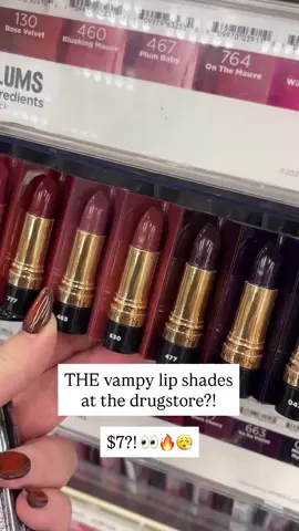 Vampy lips are having a MOMENT! 🧛‍♀️💄  @Amanda Frisch tries on two of our vampy lippies: Super Lustrous Lipstick in Black Cherry & Vampire Love.  Are you team Black Cherry or Vampire Love? Let us know in the comments!  #Revlon #vampylips #virallipstick #fallmakeup #affordablemakeup