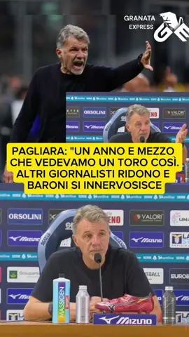 *UN ANNO E MEZZO CHE NON VEDEVAMO UN TORO COSÌ  ‼️TENSIONE IN CONFERENZA STAMPA. IL MAI DI PARTE PAGLIARA, GIORNALISTA DELLA GAZZETTA DELLO SPORT, GIORNALE DI CAIRO, MANDA UNA FRECCIATINA A VANOLI: 