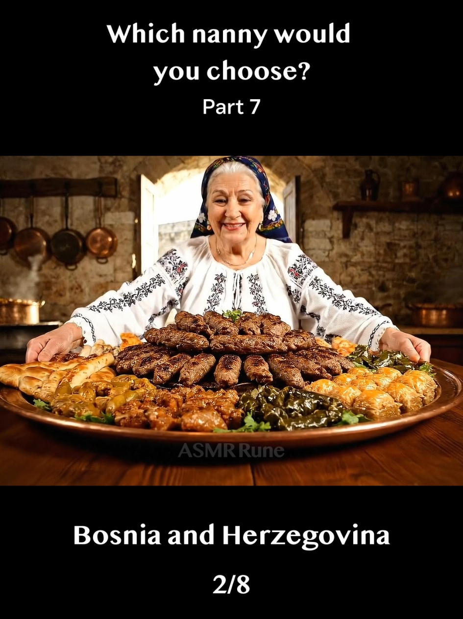 Which nanny would you choose?  #asmr #nanny #aifood #chooseone #foodasmr 