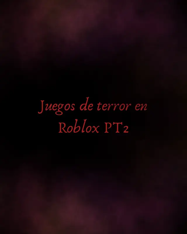 Esta vez, decidí sumergirme en el mundo de los juegos de terror en Roblox. Estos títulos nos permiten experimentar miedo y adrenalina en un entorno virtual, donde la tensión y la sorpresa son fundamentales. Desde juegos de terror clásicos hasta aquellos con elementos de supervivencia y misterio, la variedad de experiencias que ofrecen es verdaderamente única. En este video, te presento una selección de juegos de terror en Roblox que te harán sentir como si estuvieras en una película de terror. Algunos de estos juegos tienen atmósferas oscuras y misteriosas, mientras que otros te desafían a sobrevivir en entornos hostiles. Roblox es conocido por su diversidad de contenido, y los juegos de terror no son la excepción. Estos juegos nos permiten explorar nuestros miedos y superarlos en un entorno seguro y controlado. A lo largo del video, exploraremos algunos de los juegos más aterradores y emocionantes en esta categoría. Desde aquellos que te hacen sentir como si estuvieras en una casa embrujada hasta los que te sumergen en un mundo de terror y supervivencia, hay algo para todos los gustos. Si te gustan los juegos que te hacen sentir miedo y adrenalina, este video es para ti. Los juegos de terror en Roblox ofrecen una experiencia única que combina diversión con emoción y suspense. Si disfrutaste de este video, asegúrate de seguirme para más contenido similar. Comparte tus ideas y sugerencias, y estaré encantado de escucharlas. ¿Cuál es tu juego de terror favorito en Roblox? ¿Tienes algún juego en mente que te gustaría ver en un futuro video? ¡No te olvides de darle like y compartir tus pensamientos en los comentarios! #robloxfyp #tiktok #trend #robloxstory #terror 