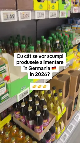 În aprilie 2025, de exemplu, prețurile alimentelor comparativ cu același moment în 2024 erau mai mari cu ~ 2,8 %.   #germania🥰fy #foryou #germania #viataingermania #romaniingermania 