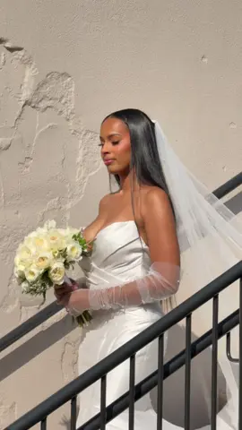 The moment was perfect, until I saw my baby. The waterworks began to roll. To all my future brides out there, don’t let anyone tell you that this moment isn’t worth it. 🖤 #wedding #2025bride #bridal #bride 