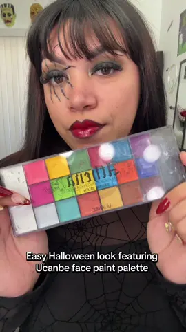 Easy Halloween look 🕸️🕷️ #createwithjenn_ #halloweenmakeup #makeuptutorial #creativemakeup 