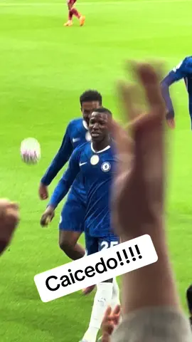 Caicedo celebrating his goal against Liverpool 💙⚽️👏👏 #chelsea #CheLiv #football #PremierLeague #Caicedo 