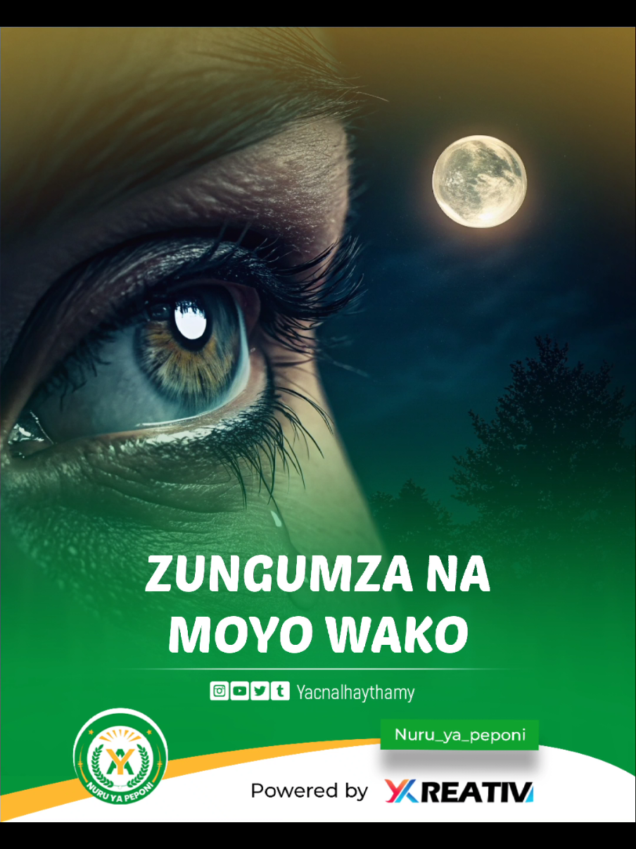 KUNA MUDA ZUNGUMZA NA MOYO WAKO UUPE BISHARA NJEMA Mzungumzaji:Sheikh Yacn alhaythamiy  #sheikhyacnalhaythamiy #uislamu #islamic_video #fyp #Love 