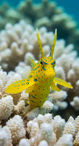 Very cute inhabitants found in the beautiful and mysterious sea. #sea #fish #coralreef #yellowfish 