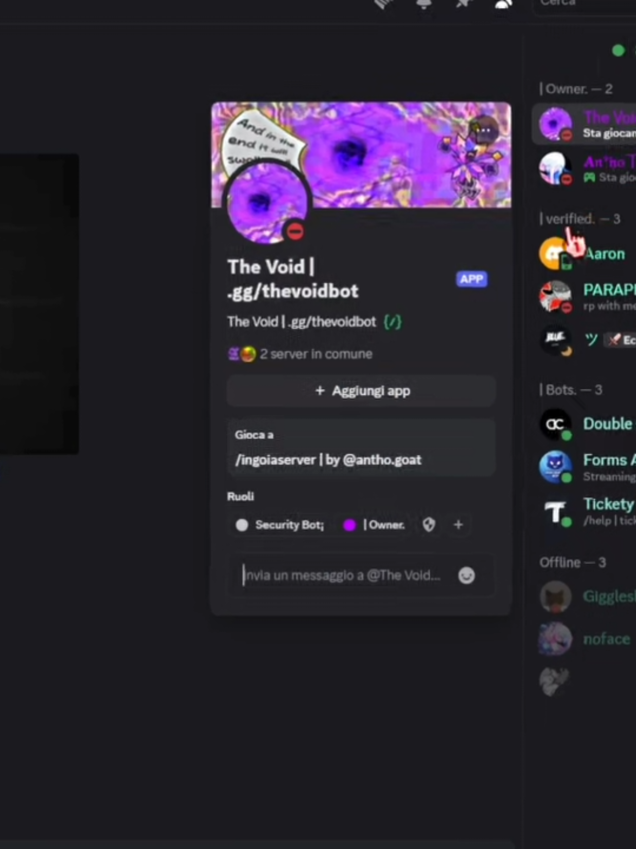 The Void 🤩🔥💯 #thevoid #discordnuke #discord #discordserver #dontletthisflop tutorial link in bio