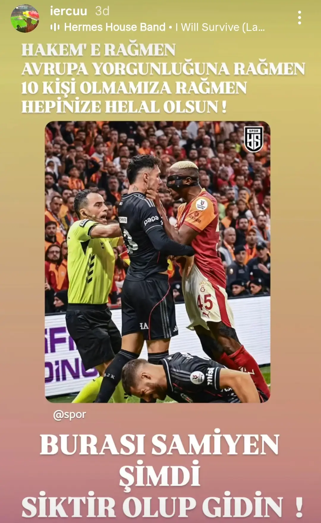 #galatasaray #besiktaş #derbi #oshimen #emirhantopçu 