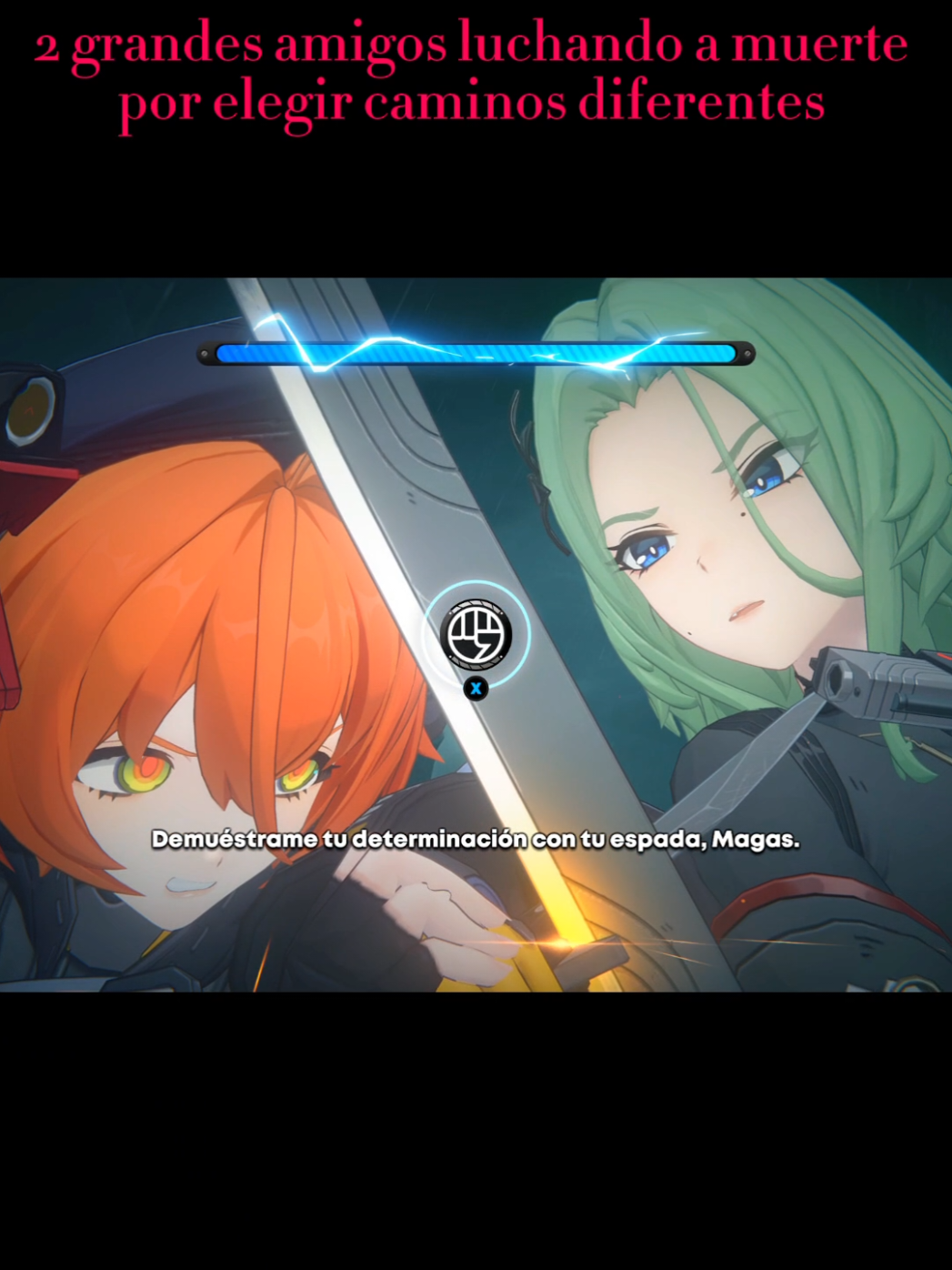 una pelea que sabiendo el contexto es una tragedia #zenlesszonezero #orphie #magus #isolde 