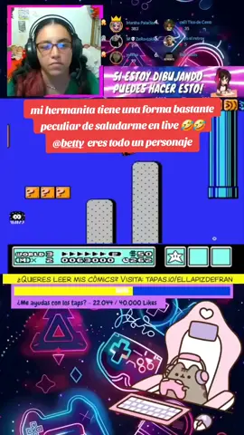 Ustedes son pura maldad me quedo estumisfacta. Que es esa forma de saludarme 🤣🤣🤣🤣 @betty  sabes q es molestando te quiero muchoo #boxinggloves #tiktoklive #livehighlights #supermariobros3 