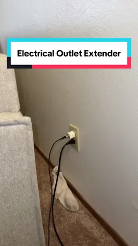 Honestly this outlet extender is so useful #electricaloutlet #outletextender #outletextension #homeupgrades #fallsale 