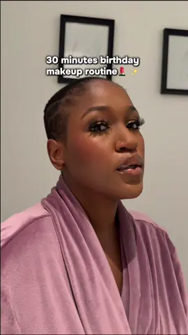 In my dewy makeup era and the @e.l.f. Cosmetics halo glow liquid foundation is the best base for this!  Shades I use:  🤍shade 7 for my outer face 🤍shade 6 for my inner face #dewymakeup #blackgirlmakeup #birthdaymakeup #fyp #chisjourney 