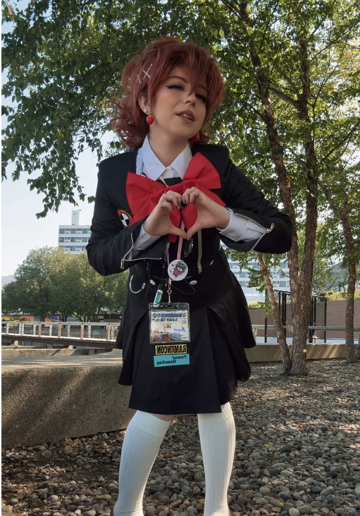 On a much brighter side it’s also Nanako’s Birthday!! 🔫 🔫 🔫 #persona3portable #persona3cosplay #p3p  #kotoneshiomi #kotoneshiomicosplay 