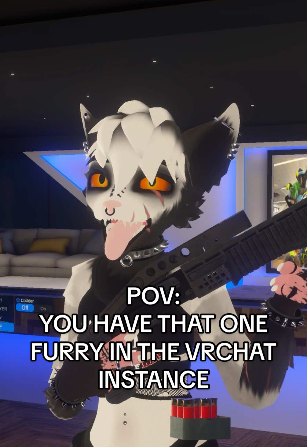 POV: YOU GOT THAT ONE FURRY IN THE VRCHAT INSTANCE #furry #vrchat #furrytiktok #Furryfandom #furrycommunity 