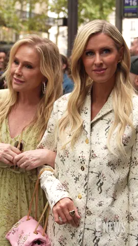 Nicky Hilton and Kathy Hilton make quite the duo at the Giambattista Valli show for #ParisFashionWeek.