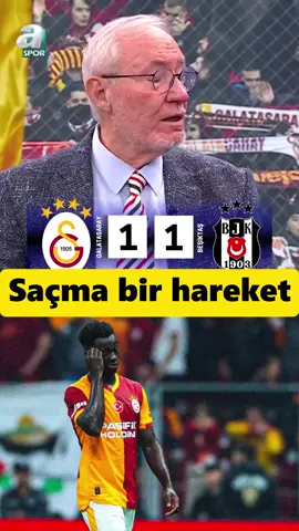 🗣️ Levent Tüzemen: “Davinson Sanchez'in atılması kadar saçma bir hareket yok. Sen, Kolombiya Milli Takımı'nın stoperisin ya! Bırak, belki o pozisyonu Uğurcan Çakır çıkaracaktı.” #galatasaray #beşiktaş #davinsonsánchez #varhakemi #gsvbjk 