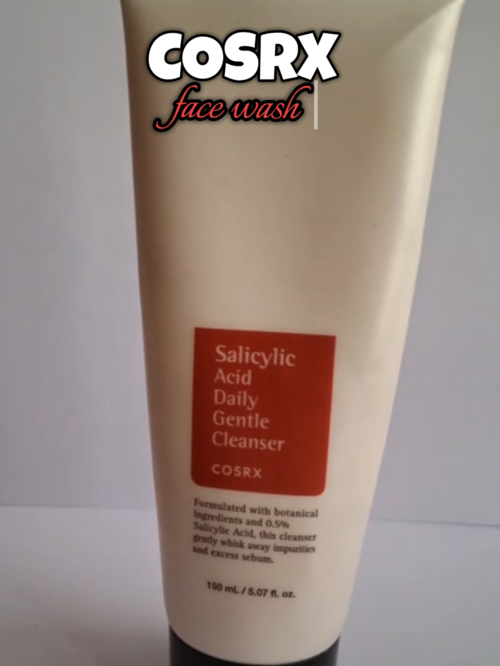 غسول COSRX Salicylic Asid كتبولي اذا جربتوا أو لا ؟ وشنو رأيكم 🤍 @COSRX Official @COSRX Influencers Official  #cosrxsalicylicacidcleanser #cosrx #facewash #koreanskincare #العراق 