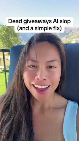 Fix your AI slop please 🙏 here are dead giveaways your email, post, or comment was written by AI and simple fix at the end, which is NOT perfect but hopefully a helpful starting point. Once you’re more confident in copywriting, it’s best to give your writing examples to ChatGPT and AI. #ai #aiwriting #chatgpt #chatgptprompts #sabrinaramonov 