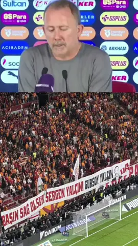 Sergen yalçın : Galatasaray Camiasına ve Taraftarına Teşekkür etmek istiyorum. Başsağlığı için çok duygulandım. #sergenyalçın ₺gsvbjk #galatasaray #beşiktaş #gs 