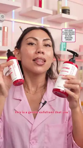 [medicube] Hypochlorous Acid Rice Peel Shot Duo For Face & Body | Gentle Exfoliating Serum for Dead Skin Cells & Pore Care, Blackheads & Excess Sebum Control | Rice Extract, Hypochlorous, Panthenol for Hydrating & Smoothing Care