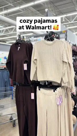 Can’t get over how soft these are 🥰 NEW Joyspun pajamas are here — cozy ribbed tops, wide-leg pants, joggers, and more! Mix & match for the comfiest lounge looks ever. Find it in my bio  #walmart #pajamas #loungewear 