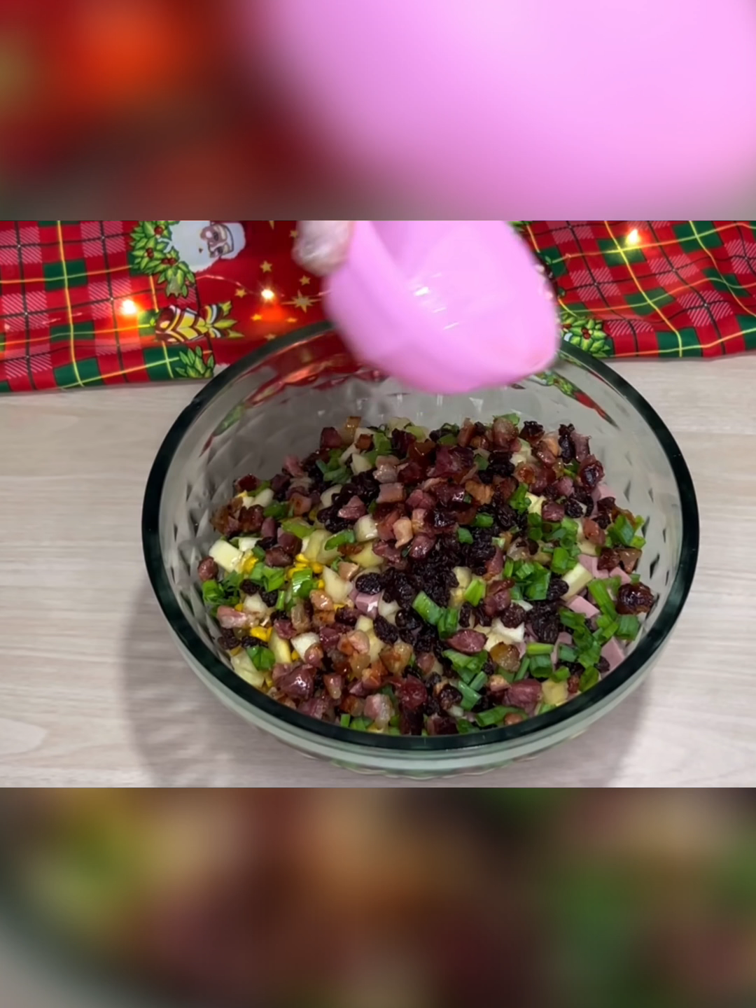 Salpicão Cremoso_ Receita Fácil e Deliciosa! #ReceitasDeNatal #CeiaDeNatal #NatalGourmet #ComidaDeNatal