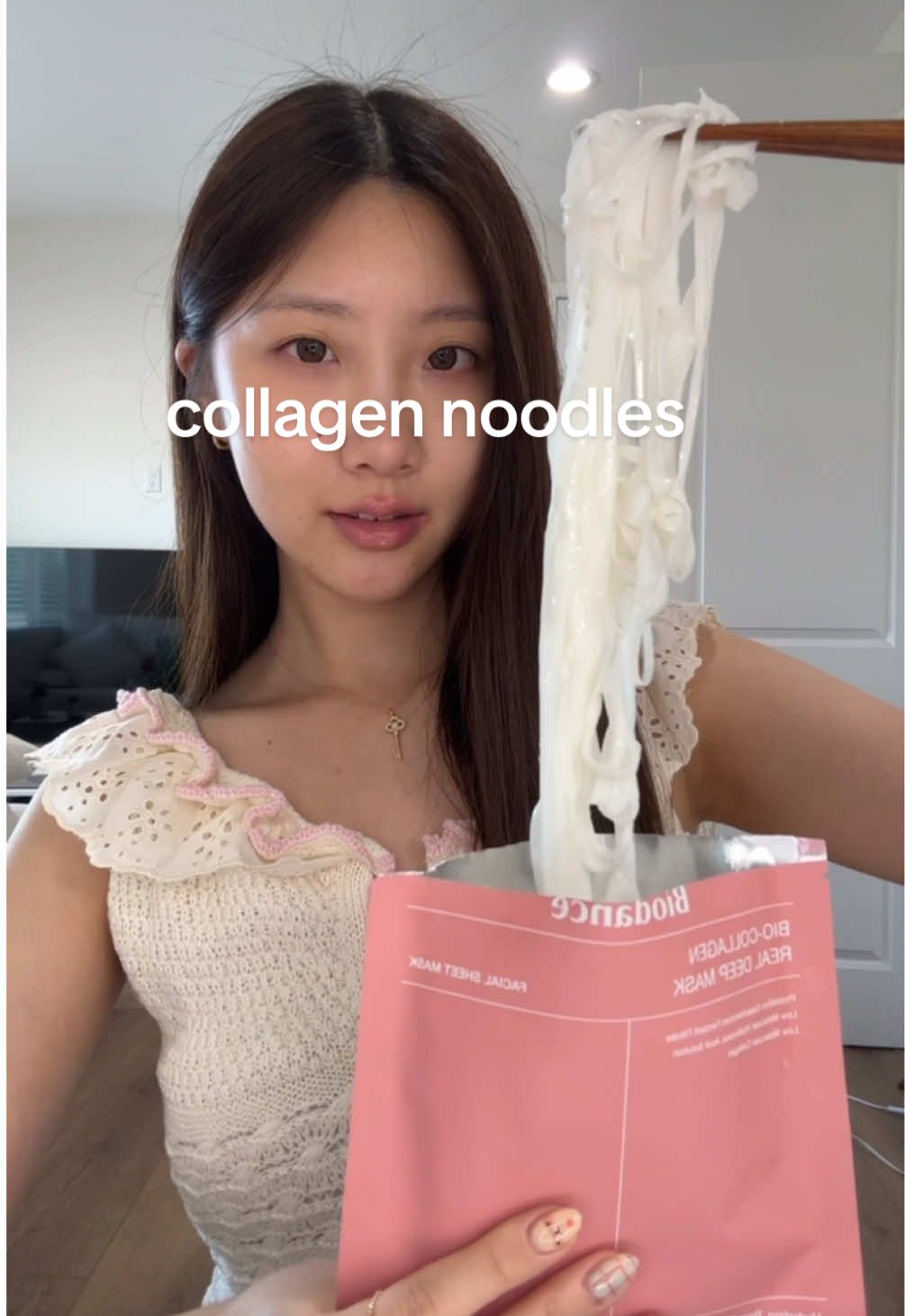 Meet the real OG mask , so good my skin could eat it 😍✨ This isn’t just any mask, it’s the ultimate treat for your skin.  #biodance #biodanceglemask #collagennoodles #eatyourskincare @Biodance Store US  