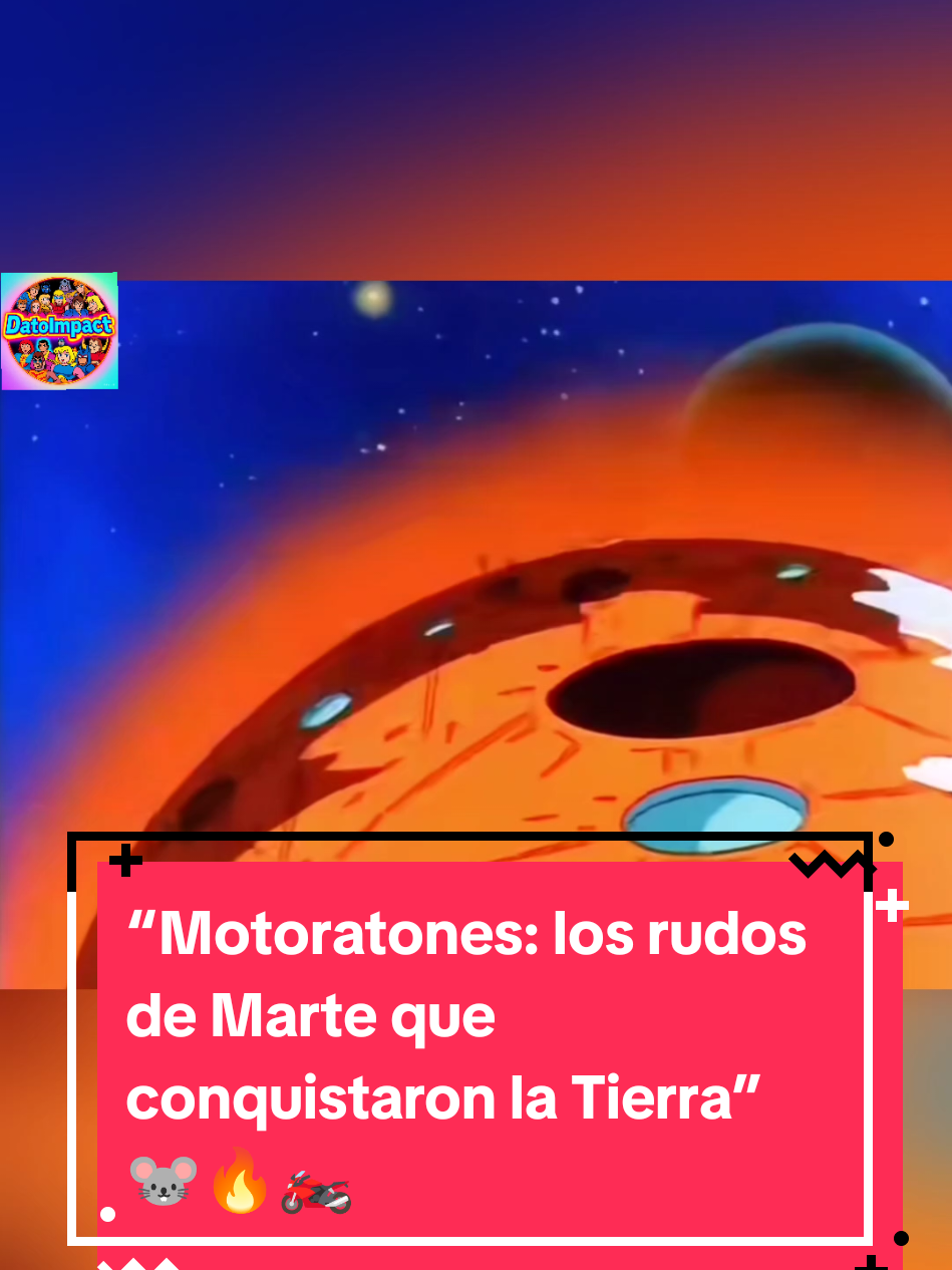 En 1993, los Motoratones de Marte revolucionaron la TV con su mezcla de acción, motos, rock y humor. 🏍️🔥 Tres héroes espaciales que luchaban contra los Plutarkianos y se ganaron un lugar eterno en la cultura noventera. #motoratonesdemarte  #bikermicefrommars  #CaricaturasRetro #Años90  #Curiosidades 