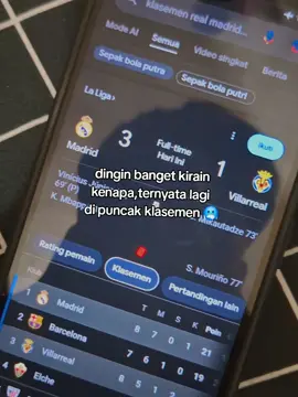 kembali mengambil alih puncak 🥶 #fyp #foryoupage #madrid #halamadrid #fypage 