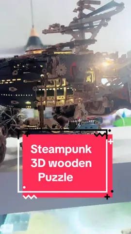 This one is from  @Funpola Official and I’m so greatful to add it to my collection! The details are emaculate! #steampunk #3dpuzzle #diygifts #tiktokmademebuyit #3Dart 