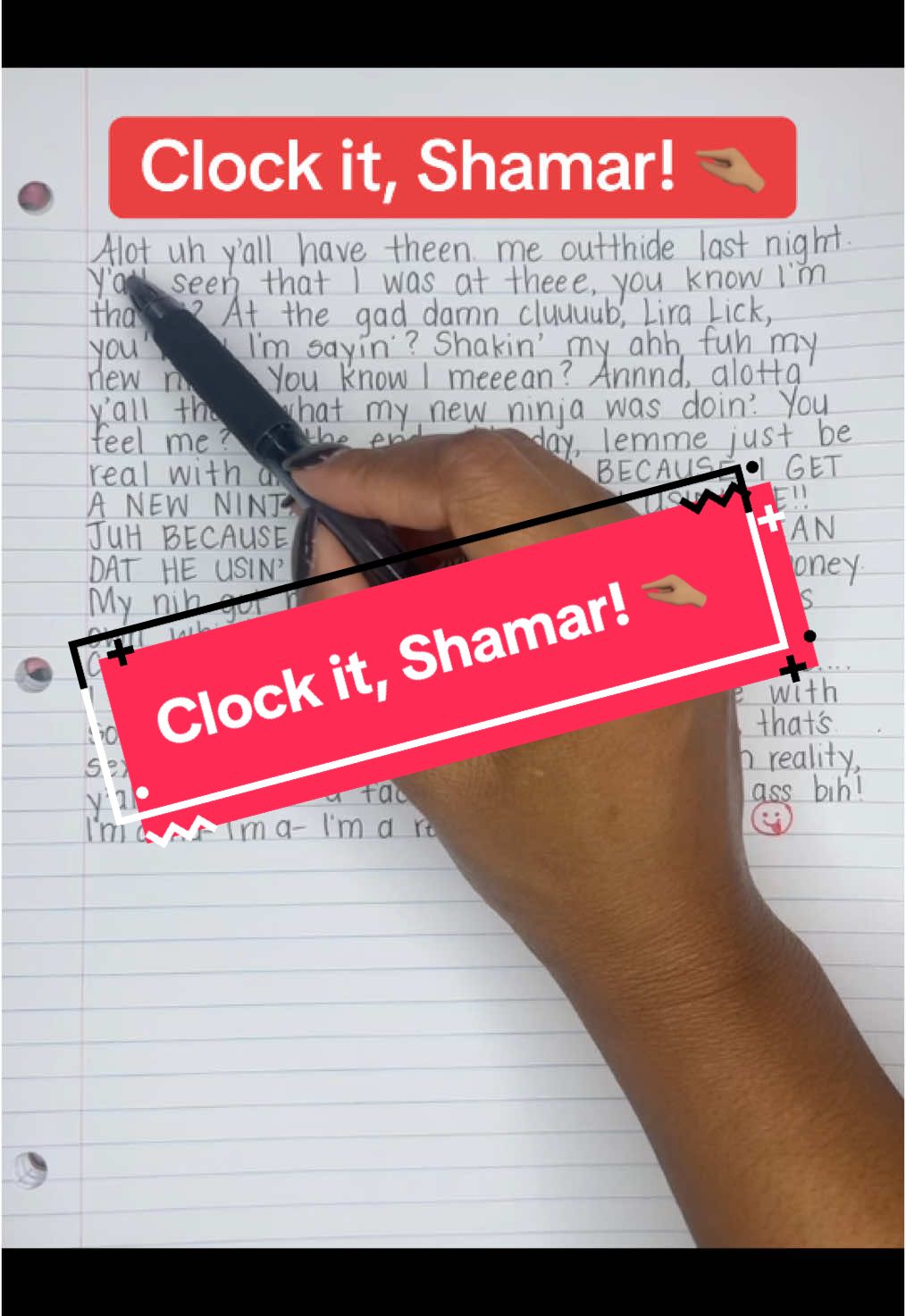 #shamarmcco #writingwithkay #fyp💚 