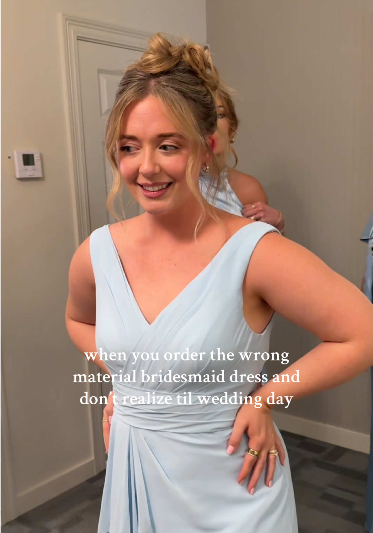 couldn’t make this up 😭😭 #weddingday #bridesmaids #weddingtok #drama #bridesmaiddresses 