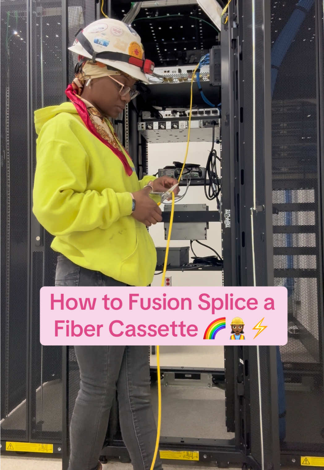 This work fits me so well ❣️#fiberoptics #ibew #bluecollar #fypツ #trending 