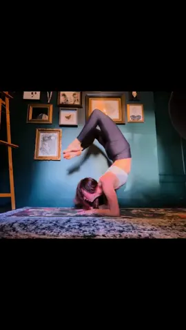 Back at it again #pincha #practice #yogagirl #yoga 