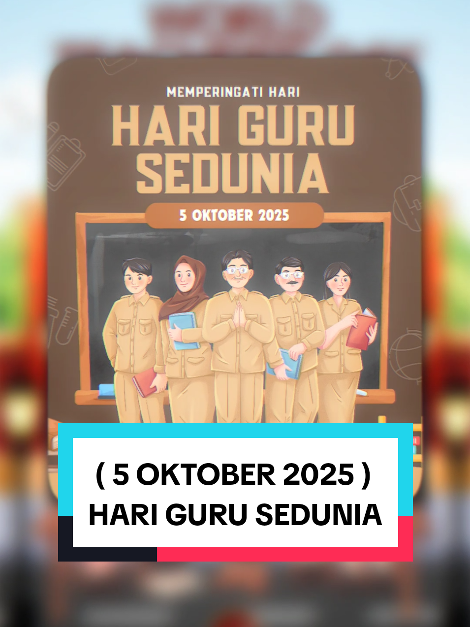 Memperingati Hari Guru Sedunia / World Teachers' Day ✨ ( 5 Oktober 2025 ) #faizaleditor_3 #7random_ #harigurusedunia #worldteachersday #fyp 