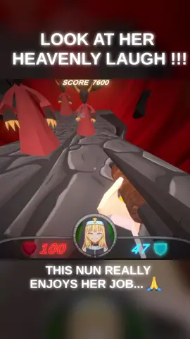 I animated this face for the game I am developing right now GUNS AND NUNS: STORMING HELL  #gaming #gamedev #indiegames  #robloxfyp #games 