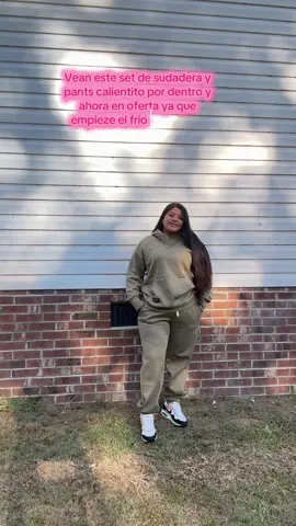 Set de pants y sudadera con tela calientito por dentro #TikTokShopCreatorPicks #TikTokShopRestock #dealsforyoudays #TikTokShopLaborDaySale #TikTokShopFallDealsForYou 