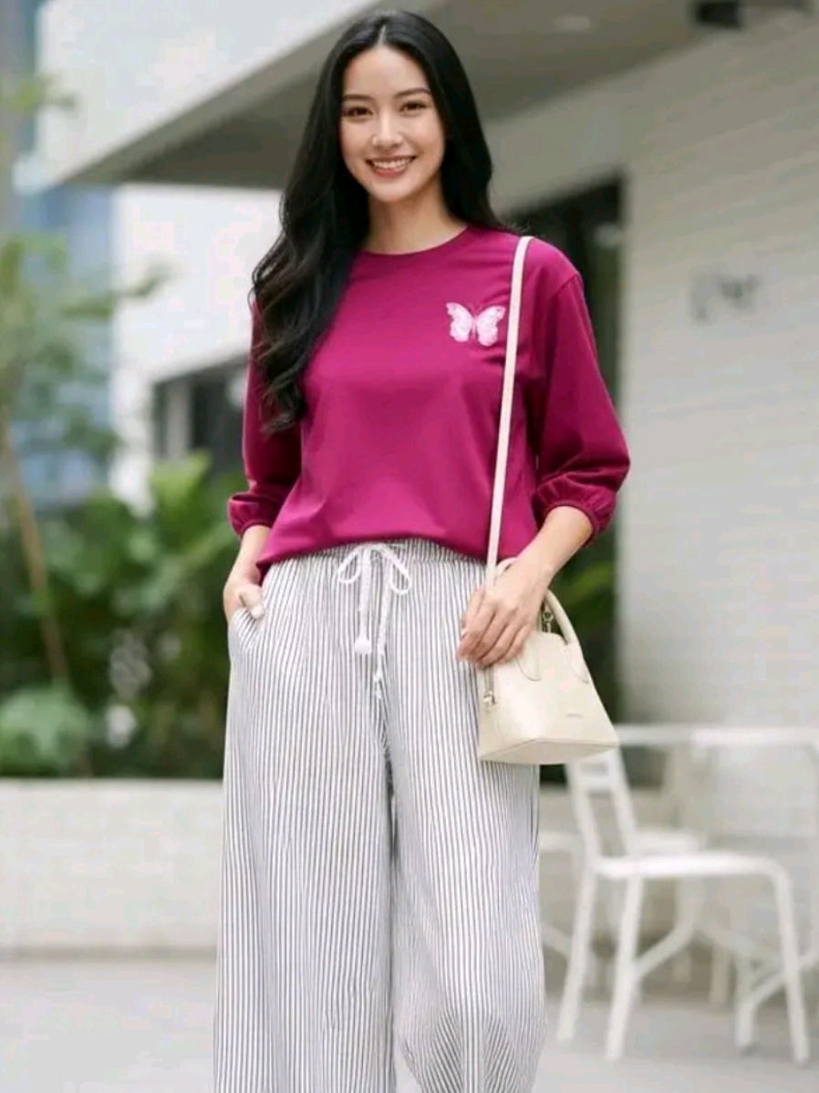 setelan wanita terbaru desain unik dengan tampilan bordir cocok untuk kebutuhan aktifitas hari hari simpel modis elegan #setelanwanita  #outfitwanita  #idefashionwanita  #fashiondaily 